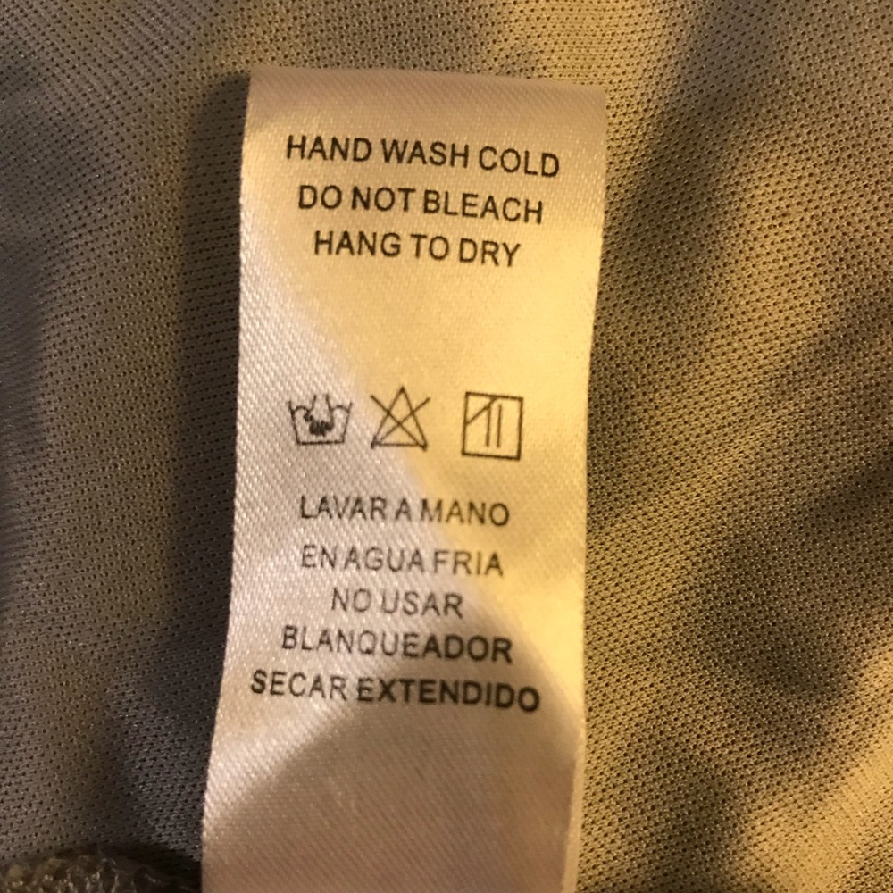 Doe & Rae gray lace dress. Size medium - Picture 5 of 6